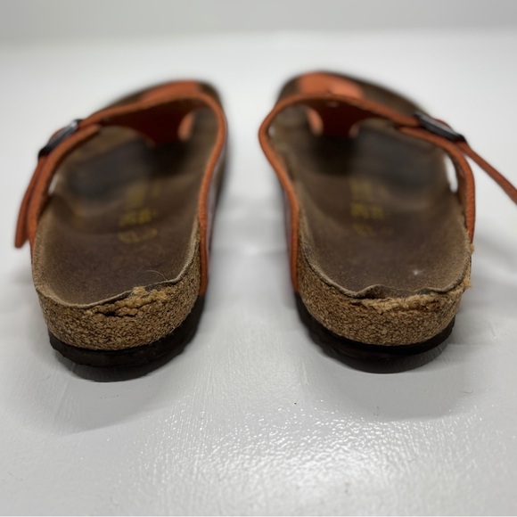 Birkenstock Gizeh Birko-Flor Women's Orange Sandals size 5.5-6 EU size 36 - Picture 6 of 11